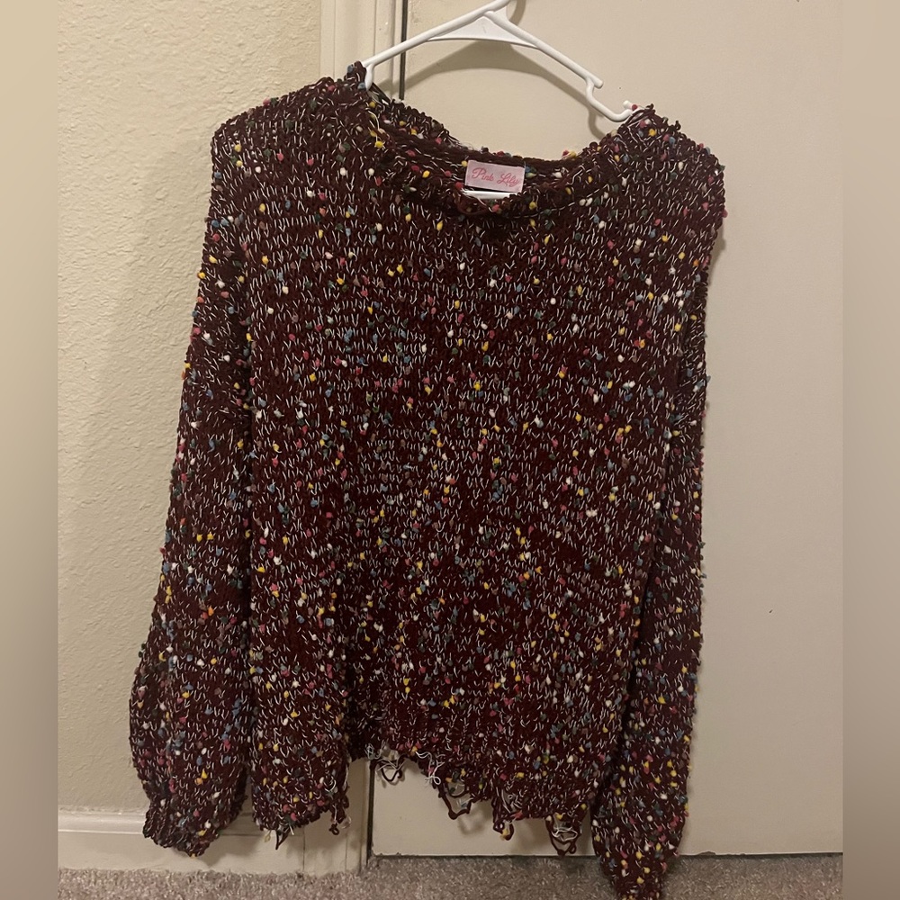 Pink Lily sweater